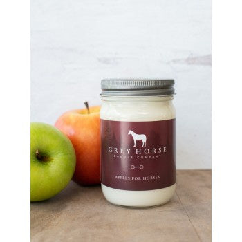 Grey Horse Candle