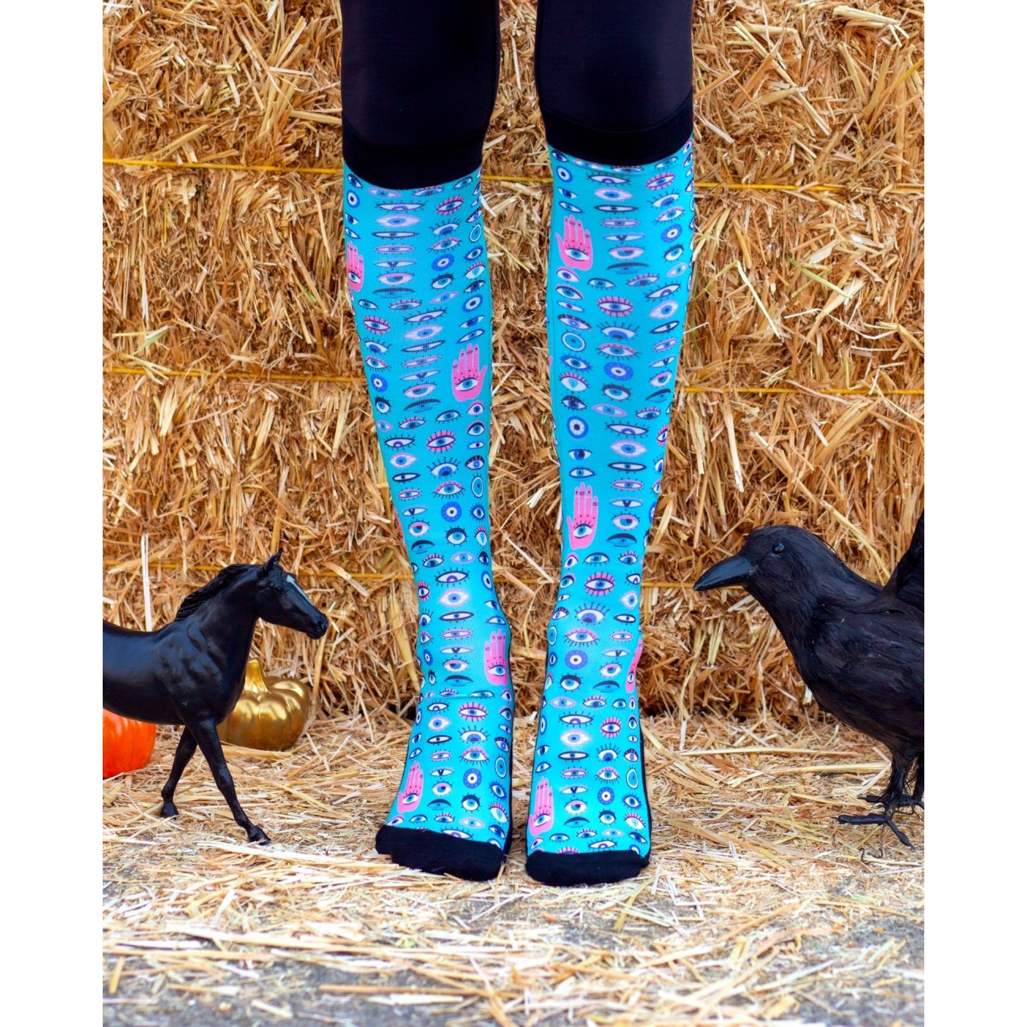 Dreamers & Schemers Boot Socks - I Like Horses- Original Pair & A